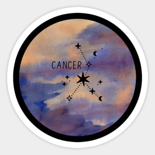 Cancer Zodiac Sticker